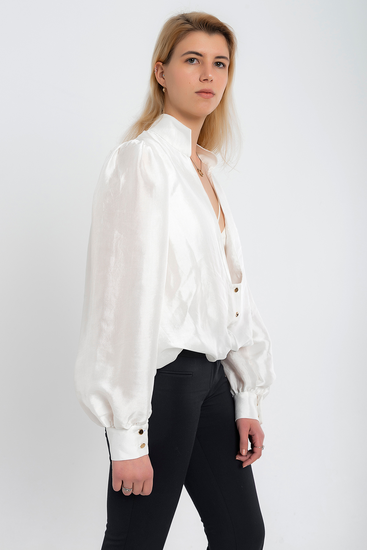 Musketeer Silk Blouse