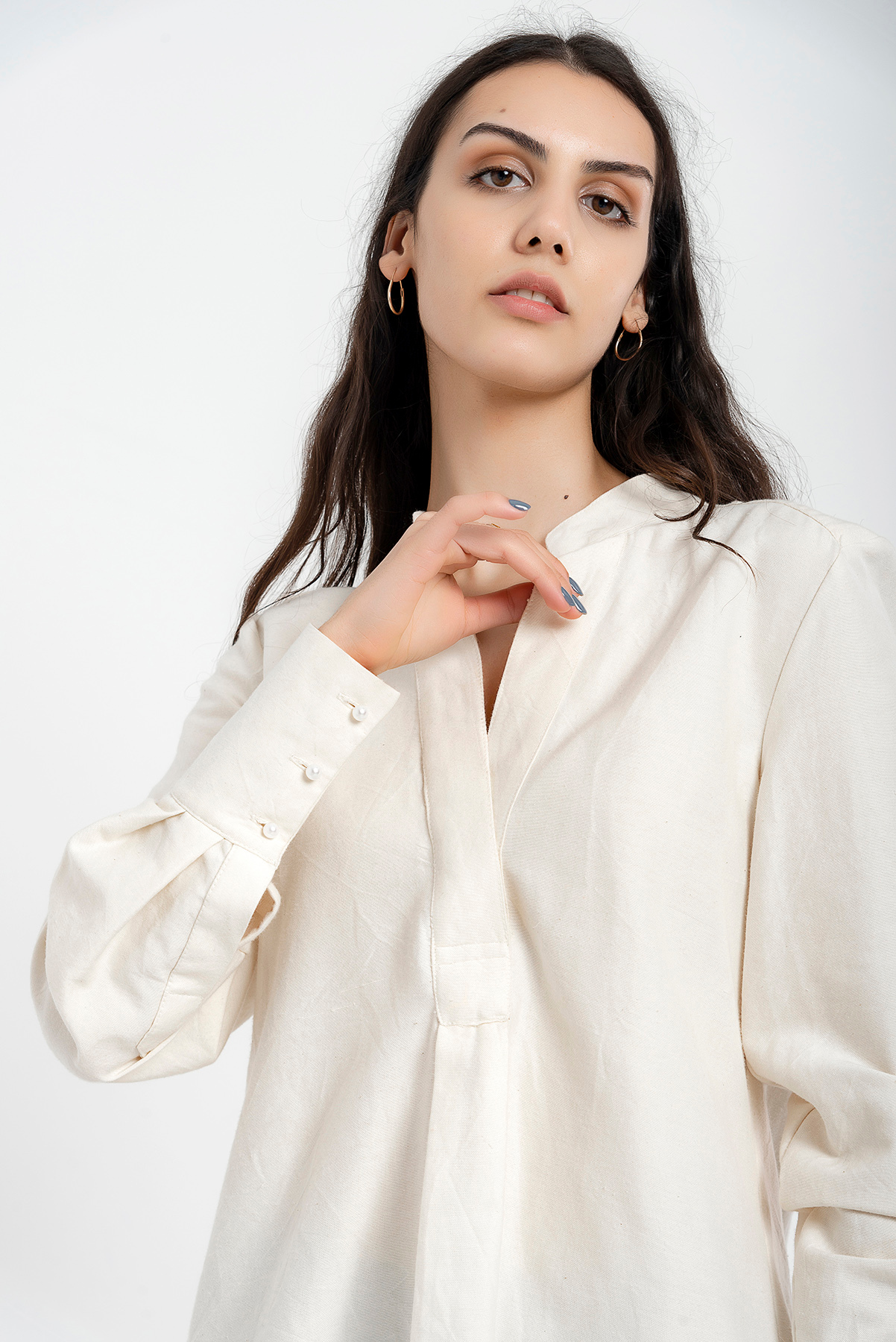 Little Pearl Silk Blouse