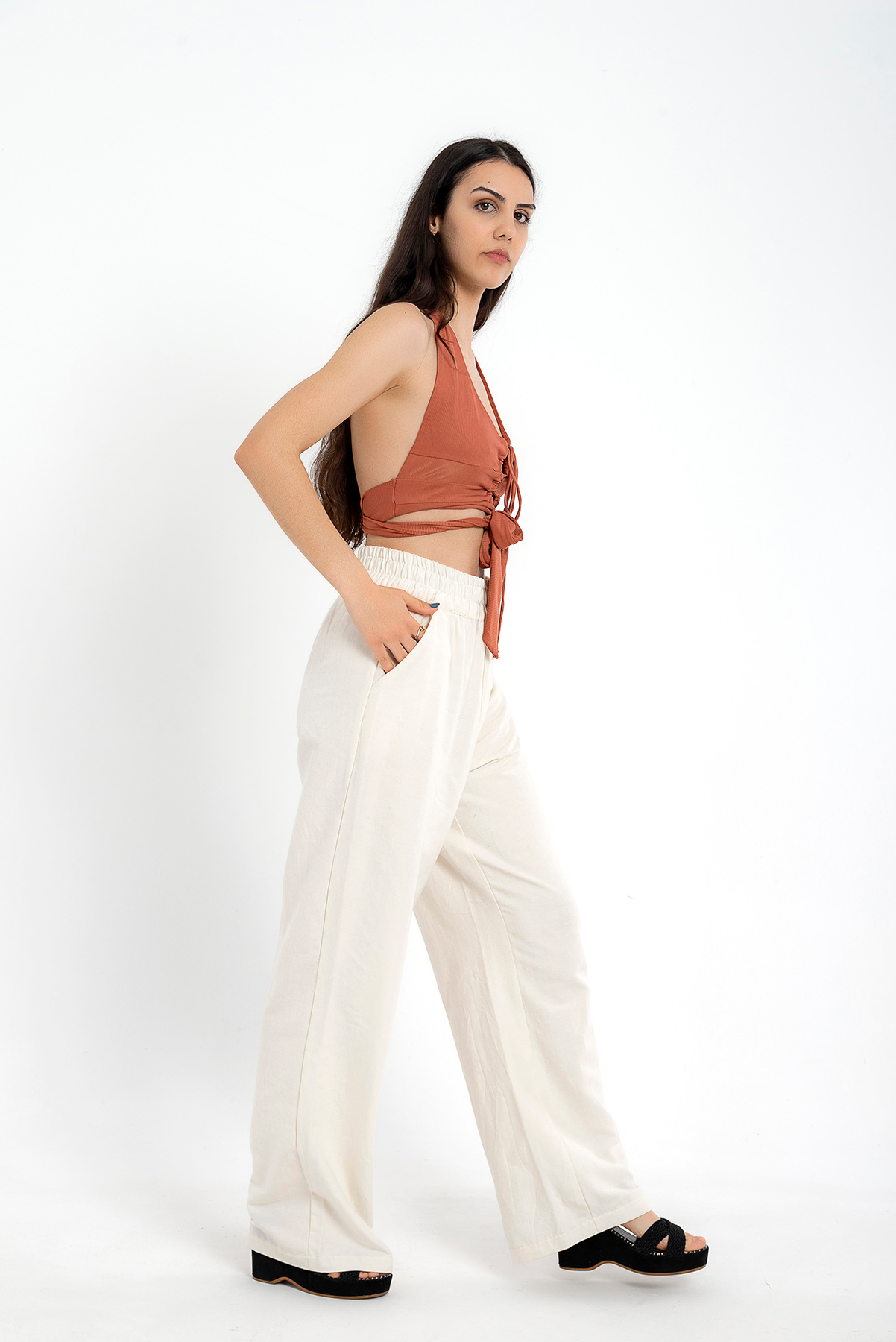 Relax Silk & Cotton Trousers