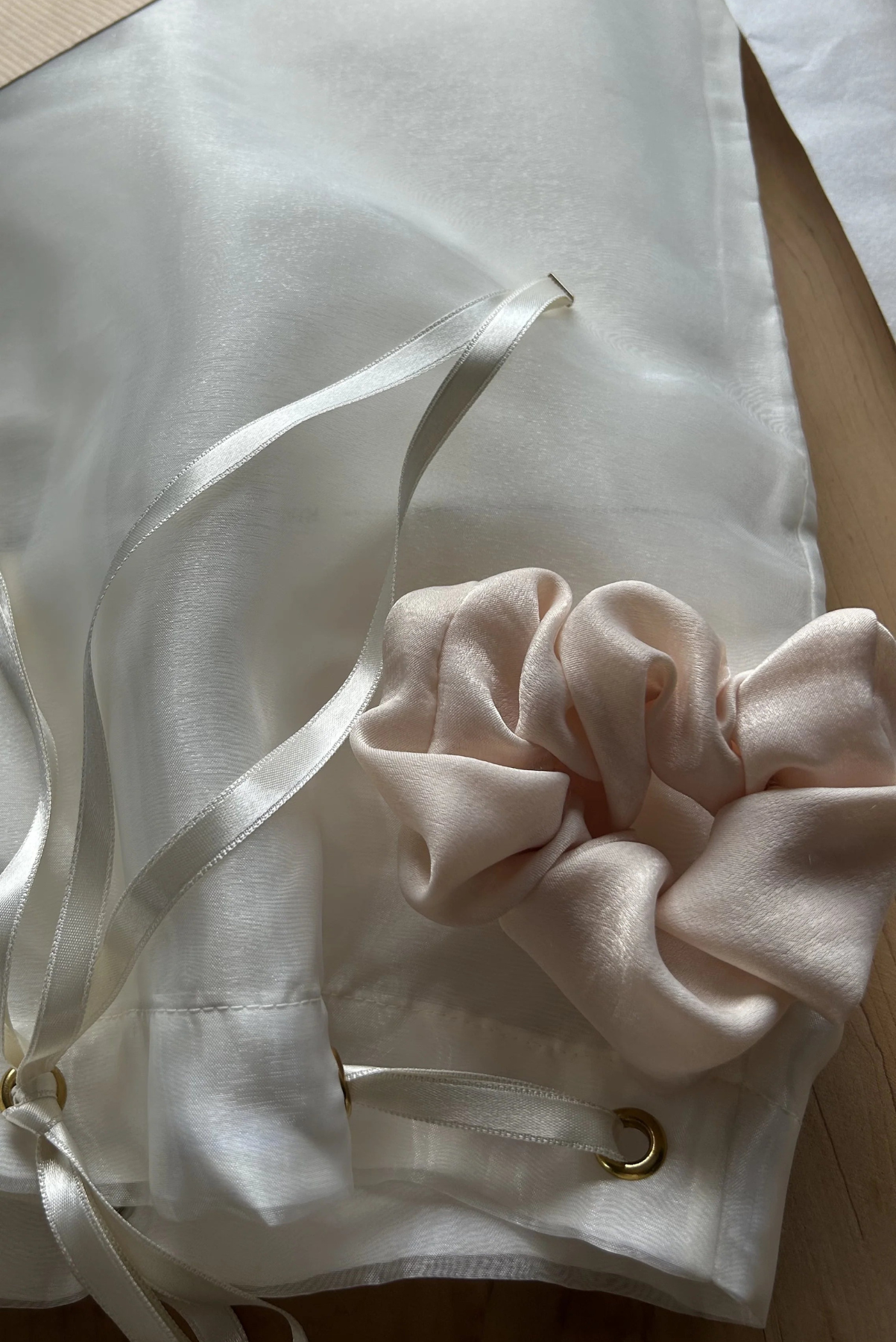 The Dutchess White Silk Collar Dress