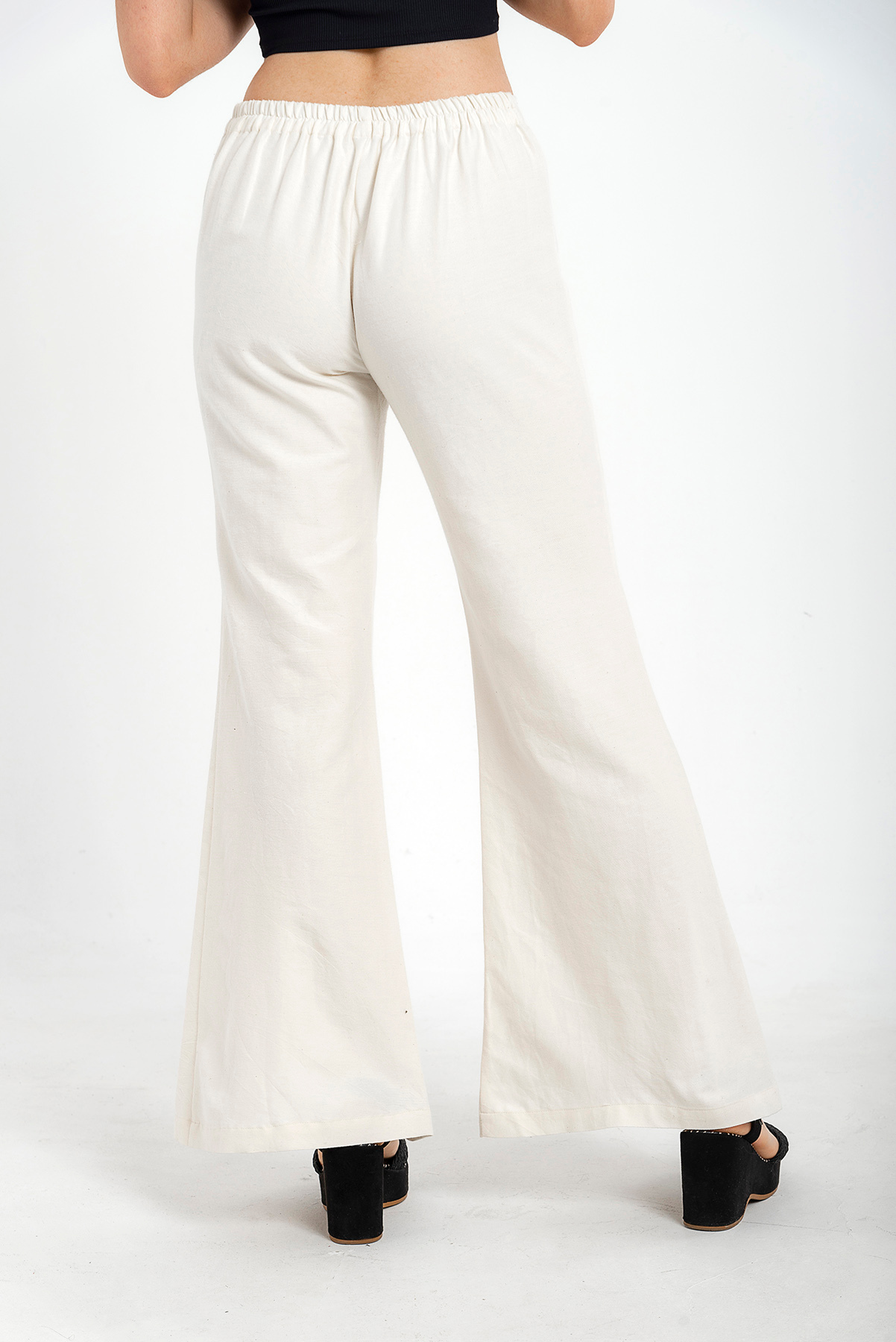 Classic Cher Silk Flares