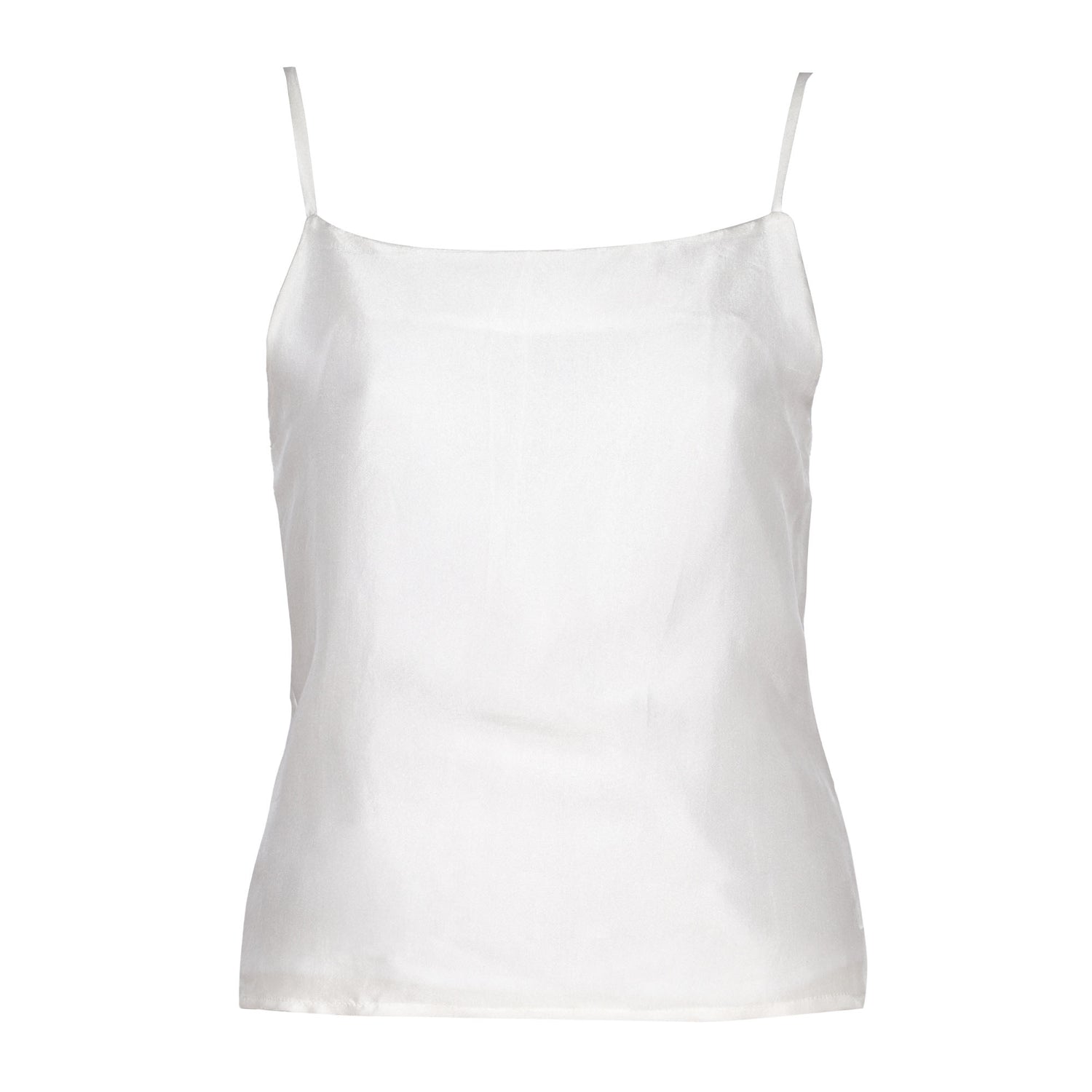 Essential White Silk Top