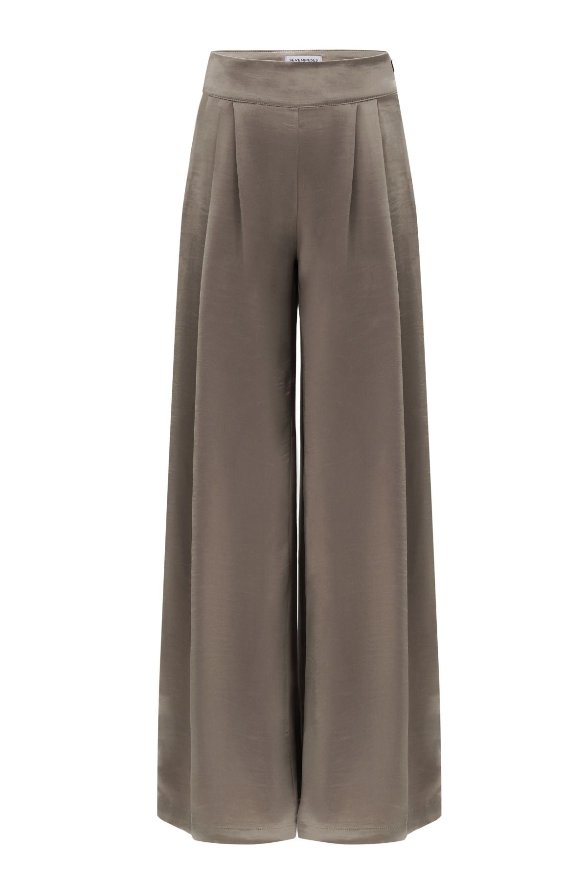 Graphite Grey Pleated Trousers