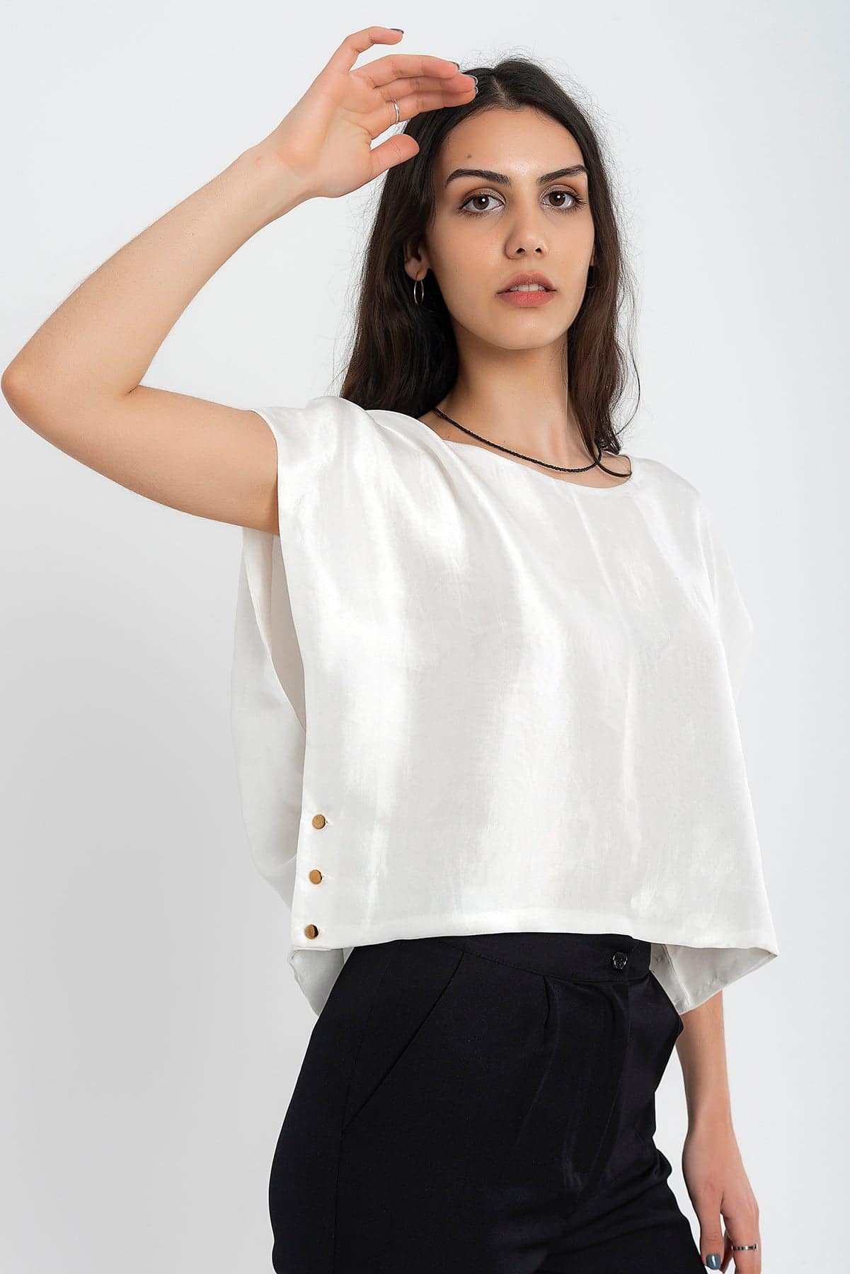 Le Parisienne Pure Silk Shirt