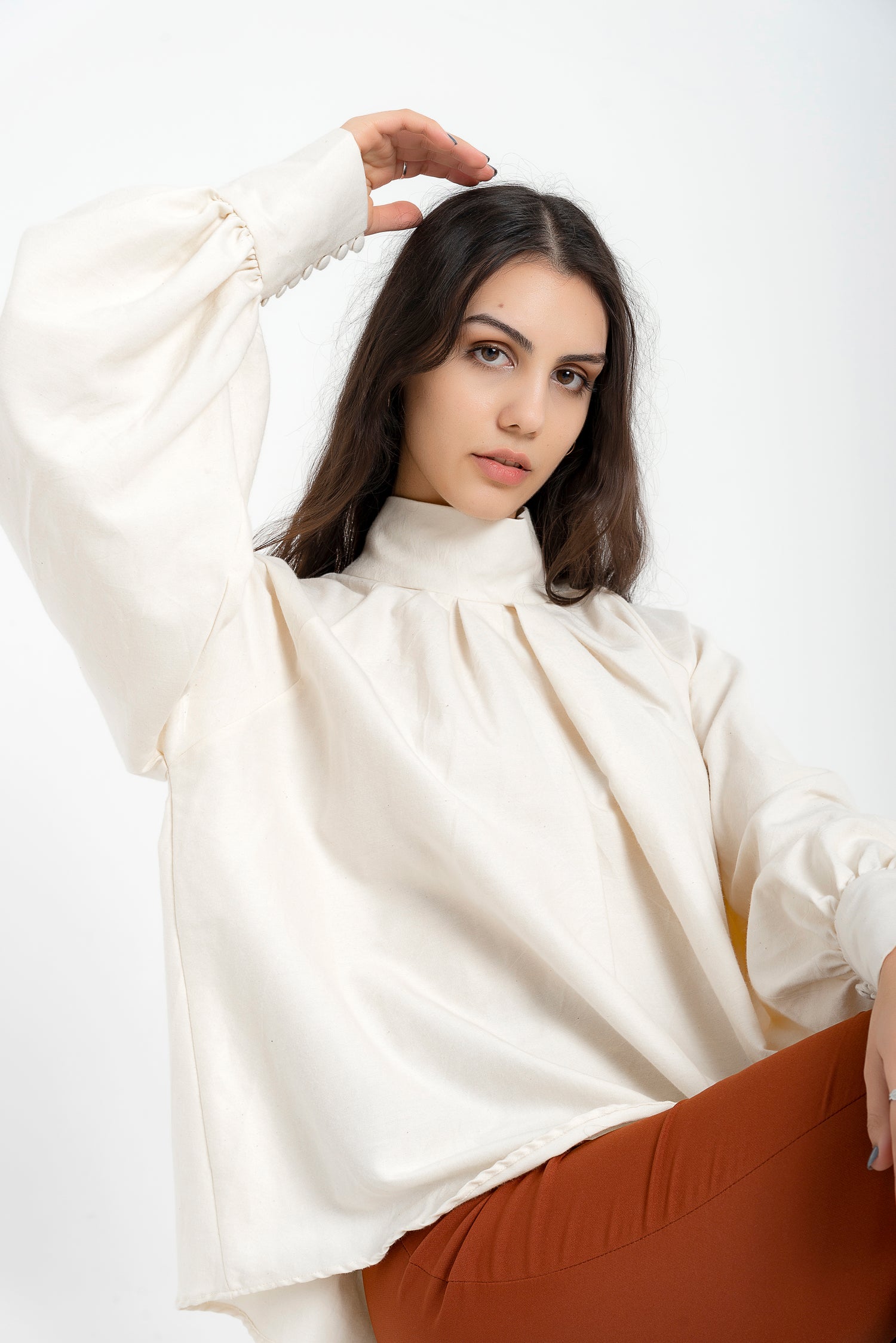 Vibrato Winter Silk Blouse