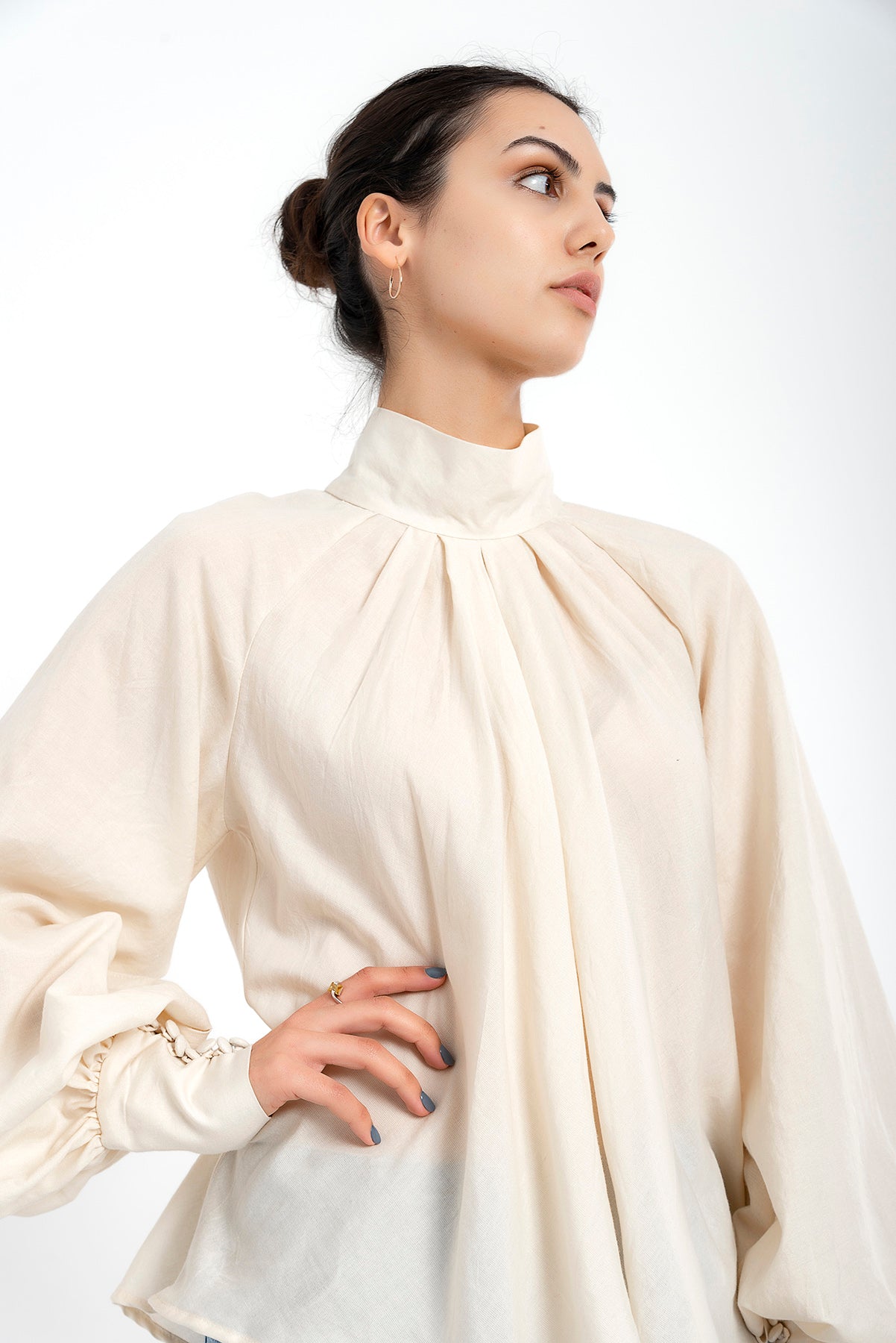 Vibrato Summer Silk Blouse