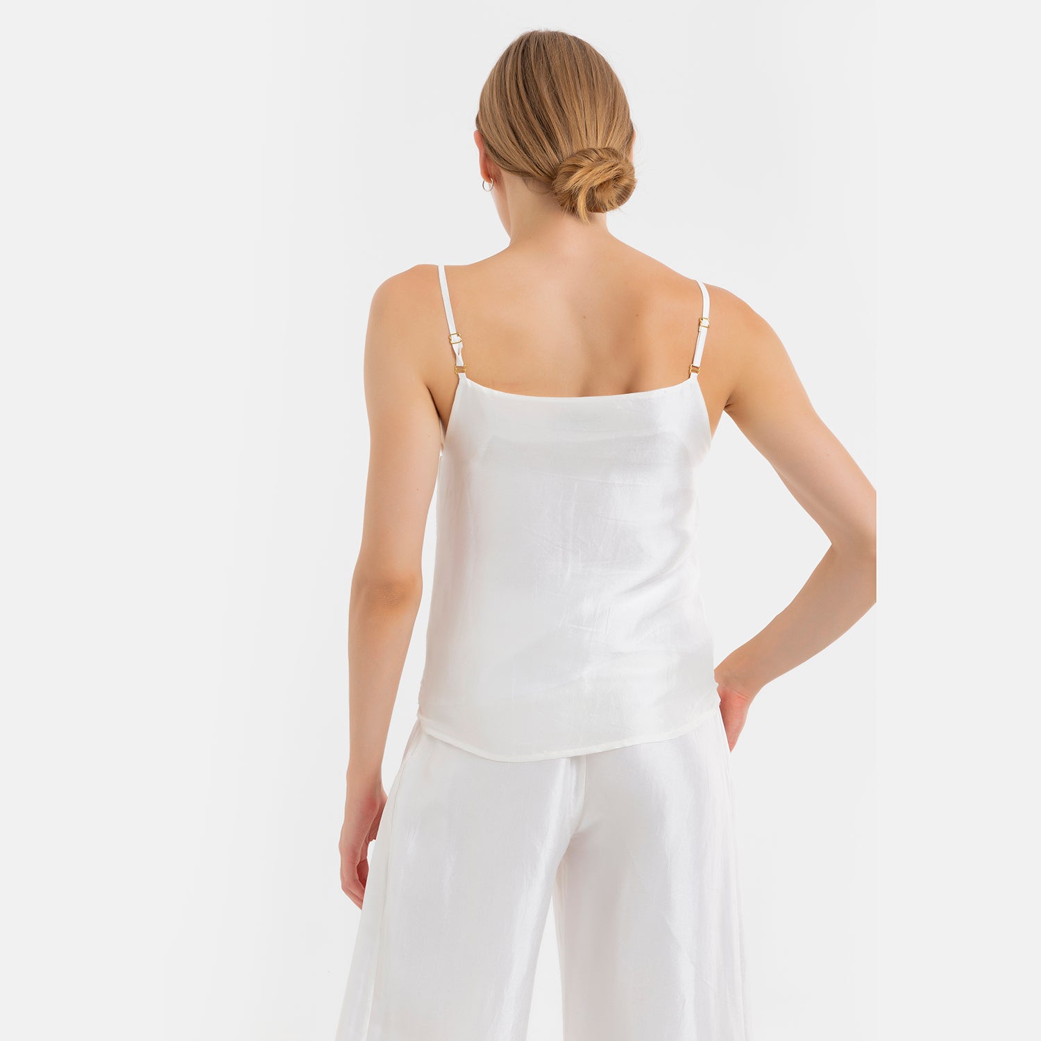 Essential White Silk Top