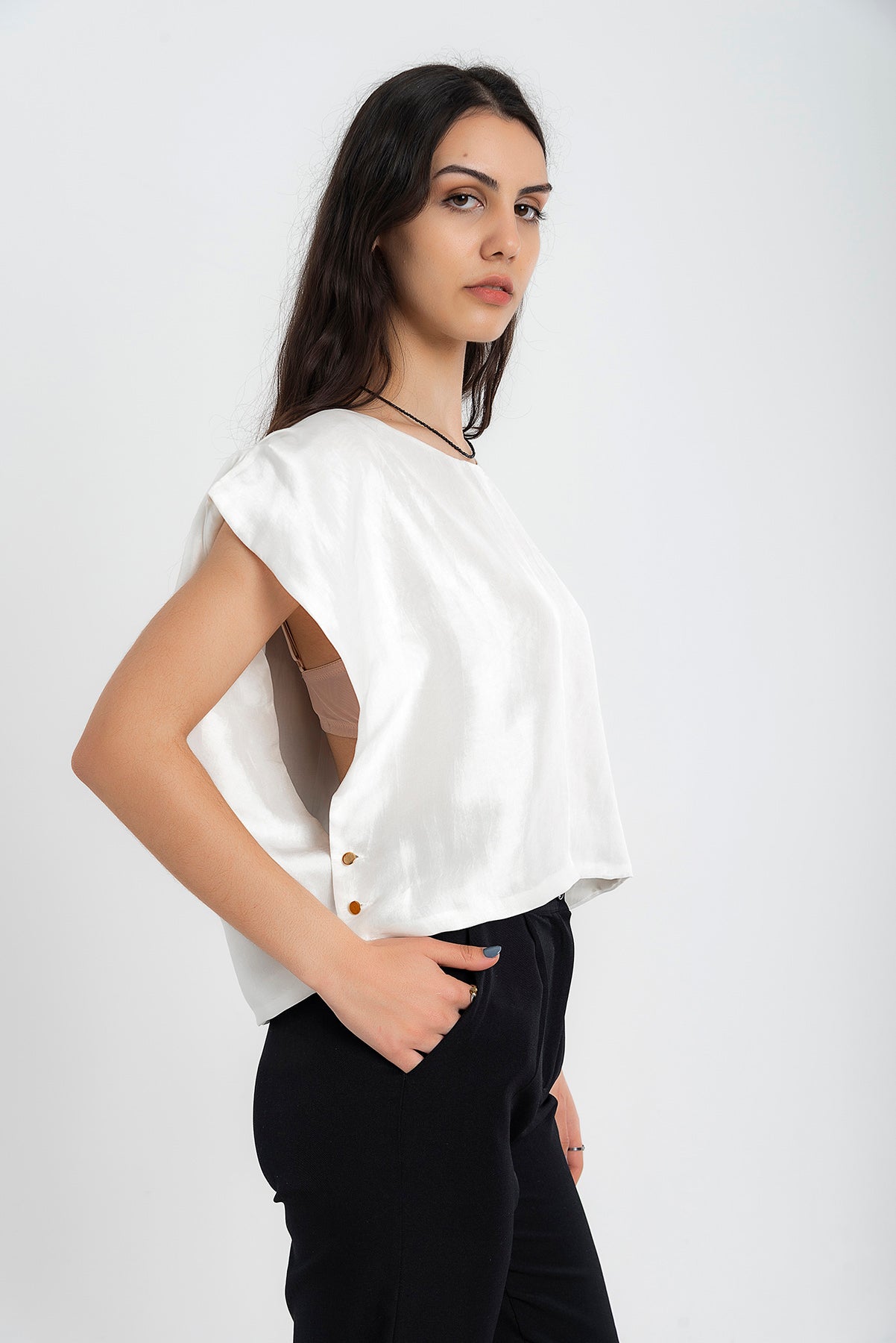 Le Parisienne Pure Silk Shirt